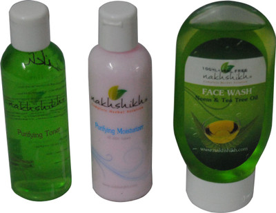 17% OFF on Nakhshikh Facewash, Toner and Moisturiser Set of 3 17% OFF on Nakhshikh Facewash, Toner and Moisturiser Set of 3