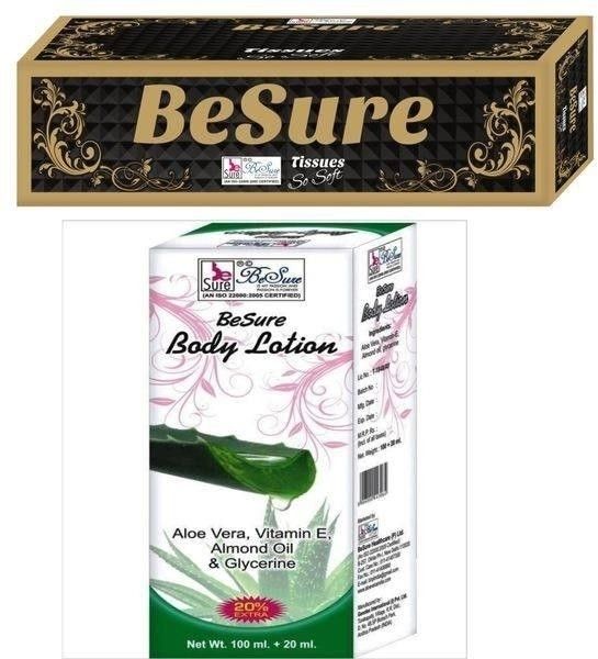 Besure Face Tissue with Body Lotion Set of 2 Besure Face Tissue with Body Lotion Set of 2