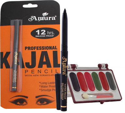10% OFF on Amura Colour Cosmetics Kajal Eyeshadow Combo Set of 2 10% OFF on Amura Colour Cosmetics Kajal Eyeshadow Combo Set of 2