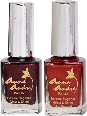 14% OFF on Anna Andre Paris Nail Polish - Shadow Heart Duo Set Set of 2