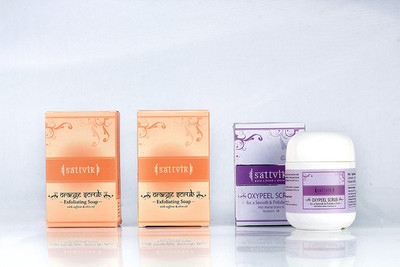 Sattvik Organics Exfoliating Kit Set of 3 Sattvik Organics Exfoliating Kit Set of 3