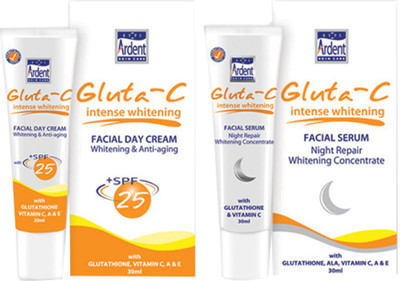 Gluta Intense Whitening SPF-25 Facial Day Cream & Night Serum (Set Of 2)