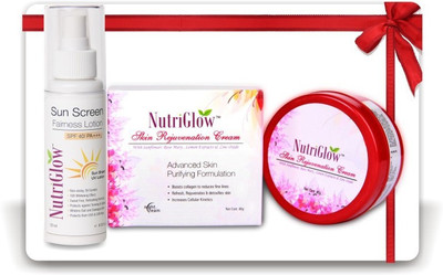 35% OFF on Nutriglow Sun Screen Fairness Day Lotion Spf40 With Skin Rejuvenation Night Cream-Complete 24hrs Care Pack Set of 2 35% OFF on Nutriglow Sun Screen Fairness Day Lotion Spf40 With Skin Rejuvenation Night Cream-Complete 24hrs Care Pack Set of 2