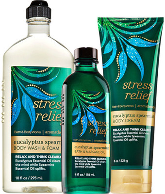 5% OFF on Bath & Body Works Eucalyptus Spearmint Stress Relief Set of 3 5% OFF on Bath & Body Works Eucalyptus Spearmint Stress Relief Set of 3