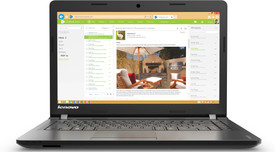 Lenovo Ideapad IP-100 IP-100 80MJ00A8IN Celeron Dual Core (4th Gen) - (2 GB DDR3/500 GB HDD/Free DOS/128 MB Graphics) Notebook (15.6 Inch, Black)