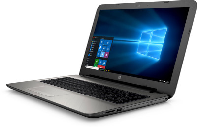 HP 15-af114AU P3C92PA#ACJ APU Quad Core A8 - (4 GB DDR3/1 TB HDD/Windows 10) Notebook (15.6 inch, Turbo SIlver Color With Diamond & Cross Brush Pattern) 