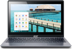 Acer C 720 P-29554G03aii Celeron Dual Core (4th Gen) - (2 GB DDR3/32 GB HDD/Chrome OS) Chromebook (11.6 Inch, Grey)