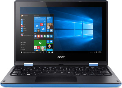 Acer Aspire R11 R3-131T-p4aa NX.G0YSI.001 Pentium Quad Core - (4 GB DDR3/500 GB HDD/Windows 10) 2 in 1 Laptop (11.6 inch, SKy Blue) 