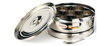 Sunline 9 Piece Condiment Set Stainless Steel Sunline 9 Piece Condiment Set Stainless Steel