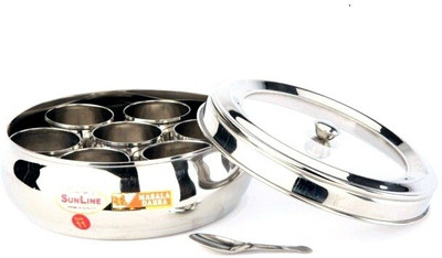 Sunline 9 Piece Condiment Set Stainless Steel Sunline 9 Piece Condiment Set Stainless Steel