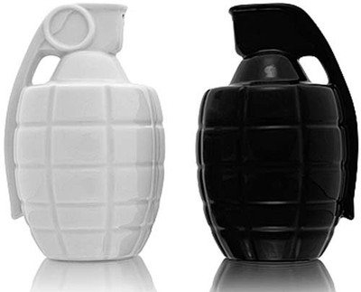 33% OFF on Cool Trends Grenade Black/White 1 Piece Salt & Pepper Set Ceramic 33% OFF on Cool Trends Grenade Black/White 1 Piece Salt & Pepper Set Ceramic