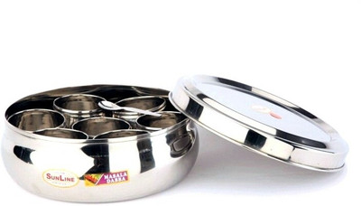 Sunline 9 Piece Condiment Set Stainless Steel Sunline 9 Piece Condiment Set Stainless Steel