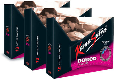 Kamasutra Desire Dotted Monthly Combo Condom Kamasutra Desire Dotted Monthly Combo Condom