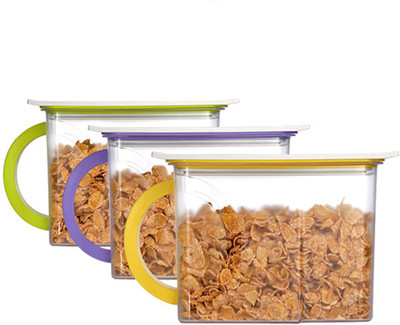 45% OFF on Elligator - 2 L Plastic Food Container Pack of 3, White 45% OFF on Elligator - 2 L Plastic Food Container Pack of 3, White