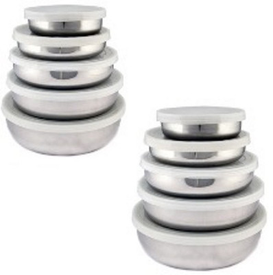 45% OFF on Heluvi 2mlt-201 - 2.45 L Stainless Steel Food Container Pack of 10, Gold 45% OFF on Heluvi 2mlt-201 - 2.45 L Stainless Steel Food Container Pack of 10, Gold
