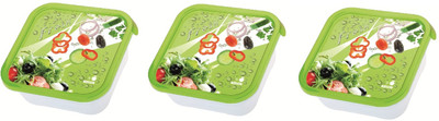 Juypal Hogar Iml Taperfresh - 1.3 L Plastic Food Container Pack of 3, Multicolor