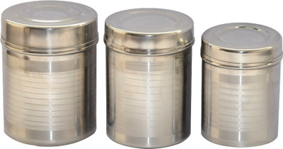 40% OFF on Kitchen Pro Stainless Steel Set Of 3 - 800 ml, 550 ml, 450 ml Stainless Steel Food Container Pack of 3, Silver 40% OFF on Kitchen Pro Stainless Steel Set Of 3 - 800 ml, 550 ml, 450 ml Stainless Steel Food Container Pack of 3, Silver