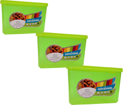 2% OFF on Efficia Jolly 3 Sets - 3300 ml, 2200 ml, 1100 ml Polypropylene, Plastic Food Container Pack of 3, Green 2% OFF on Efficia Jolly 3 Sets - 3300 ml, 2200 ml, 1100 ml Polypropylene, Plastic Food Container Pack of 3, Green