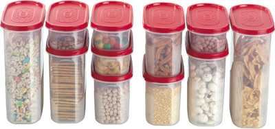 49% OFF on Primeway Smart Space Savers Elite Modular Canisters Ultimate Combo Set - 14000 ml Plastic Food Container Pack of 11, Red 49% OFF on Primeway Smart Space Savers Elite Modular Canisters Ultimate Combo Set - 14000 ml Plastic Food Container Pack of 11, Red