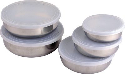 35% OFF on Avocado - 2720 ml Stainless Steel Food Container Pack of 5, Silver 35% OFF on Avocado - 2720 ml Stainless Steel Food Container Pack of 5, Silver