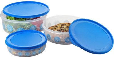 50% OFF on All Time Decor 4 Pieces - 3000 ml, 1000 ml, 2000 ml Plastic Food Container Pack of 3, Blue 50% OFF on All Time Decor 4 Pieces - 3000 ml, 1000 ml, 2000 ml Plastic Food Container Pack of 3, Blue