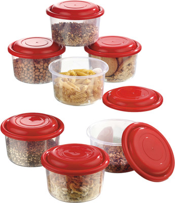 25% OFF on Prime Housewares - 1000 ml Plastic Food Container Pack of 7, Red 25% OFF on Prime Housewares - 1000 ml Plastic Food Container Pack of 7, Red