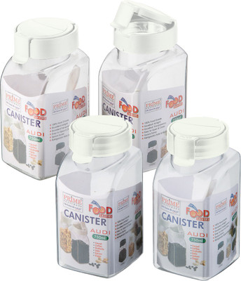 24% OFF on Prime Housewares Savers Canisters - 750 ml Plastic Food Container Pack of 4, White 24% OFF on Prime Housewares Savers Canisters - 750 ml Plastic Food Container Pack of 4, White