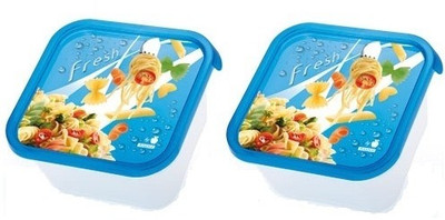 Juypal Hogar Iml Taperfresh - 0.9 L Plastic Food Container Pack of 2, Multicolor