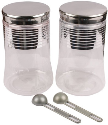 57% OFF on Retro - 1100 ml Plastic Food Container Pack of 2, Silver 57% OFF on Retro - 1100 ml Plastic Food Container Pack of 2, Silver