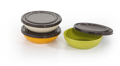 MasterCook PP-551 3 Pieces - 370 ml Plastic Food Container Pack of 3, Multicolor MasterCook PP-551 3 Pieces - 370 ml Plastic Food Container Pack of 3, Multicolor
