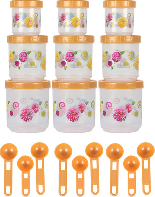 40% OFF on Zolo Pikaso Floral Pattern - 250 ml, 500 ml, 700 ml Plastic Food Container Pack of 18, Yellow 40% OFF on Zolo Pikaso Floral Pattern - 250 ml, 500 ml, 700 ml Plastic Food Container Pack of 18, Yellow