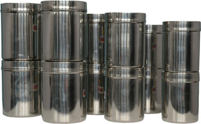 50% OFF on BM Stainless Steel storage box - set of 12 - 2000 ml Stainless Steel Food Container Pack of 12, Silver 50% OFF on BM Stainless Steel storage box - set of 12 - 2000 ml Stainless Steel Food Container Pack of 12, Silver
