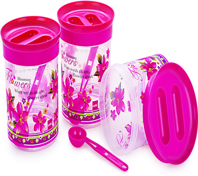 Cello Festive - E Container 3 pcs - 2000 ml Plastic Food Container Pack of 3, Pink Cello Festive - E Container 3 pcs - 2000 ml Plastic Food Container Pack of 3, Pink