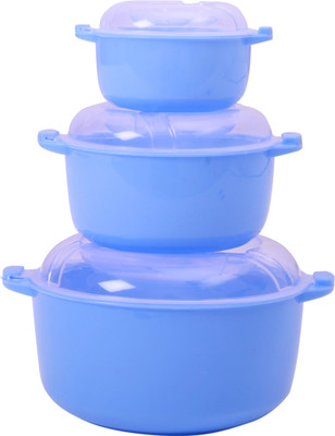 Twist - 800 ml, 400 ml, 200 ml Plastic Food Container Pack of 3, Blue Twist - 800 ml, 400 ml, 200 ml Plastic Food Container Pack of 3, Blue