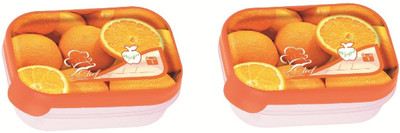 Juypal Hogar Iml Easy Open - 0.25 L Plastic Food Container Pack of 2, Multicolor