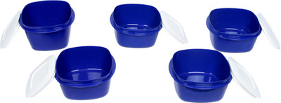 46% OFF on Cutting Edge Veggie fresh 6pc 600 ml storage containers - 600 ml Polypropylene Food Container Pack of 6, Blue 46% OFF on Cutting Edge Veggie fresh 6pc 600 ml storage containers - 600 ml Polypropylene Food Container Pack of 6, Blue
