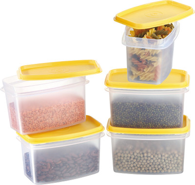 25% OFF on Prime Housewares Food Savers Canisters - 750 ml Plastic Food Container Pack of 5, Yellow 25% OFF on Prime Housewares Food Savers Canisters - 750 ml Plastic Food Container Pack of 5, Yellow