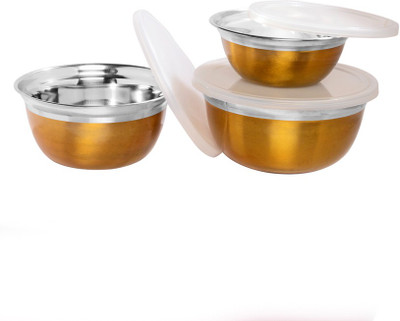 64% OFF on Birde - 3.1 L Stainless Steel Food Container Pack of 3, Yellow 64% OFF on Birde - 3.1 L Stainless Steel Food Container Pack of 3, Yellow