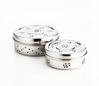23% OFF on Ndura Holed Container - 500 ml Stainless Steel Food Container Pack of 2, Silver 23% OFF on Ndura Holed Container - 500 ml Stainless Steel Food Container Pack of 2, Silver