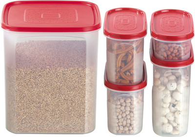 49% OFF on Primeway Smart Savers Elite Modular Containers - 13200 ml Plastic Food Container Pack of 5, Red 49% OFF on Primeway Smart Savers Elite Modular Containers - 13200 ml Plastic Food Container Pack of 5, Red
