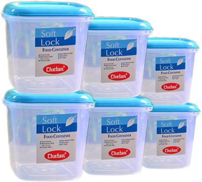 53% OFF on Chetan Softlock - 1.25 L, 2 L, 3 L Plastic Food Container Pack of 6, Blue 53% OFF on Chetan Softlock - 1.25 L, 2 L, 3 L Plastic Food Container Pack of 6, Blue