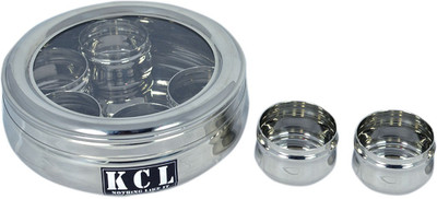 15% OFF on KCL 1 - 1000 ml Stainless Steel Food Container Pack of 8, Silver 15% OFF on KCL 1 - 1000 ml Stainless Steel Food Container Pack of 8, Silver
