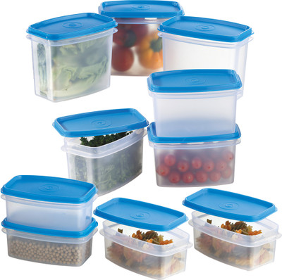 25% OFF on Prime Housewares Food Savers Canisters - 500 ml, 750 ml, 1000 ml Plastic Food Container Pack of 10, Blue 25% OFF on Prime Housewares Food Savers Canisters - 500 ml, 750 ml, 1000 ml Plastic Food Container Pack of 10, Blue