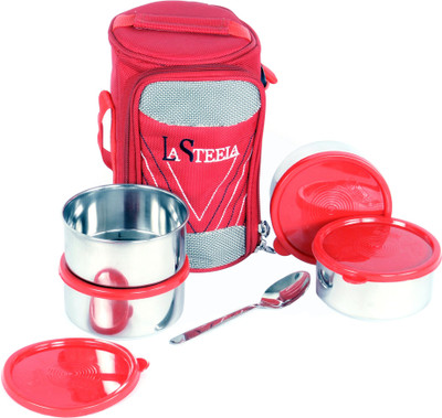 42% OFF on La Steela Officer's Choice 4 Containers Lunch Box