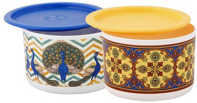 10% OFF on Tupperware - 1.6 ml Plastic Food Container Pack of 2, Blue, Yellow 10% OFF on Tupperware - 1.6 ml Plastic Food Container Pack of 2, Blue, Yellow