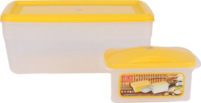 3% OFF on Ruchi Housewares - 4000 ml Plastic Food Container Pack of 2, Yellow 3% OFF on Ruchi Housewares - 4000 ml Plastic Food Container Pack of 2, Yellow