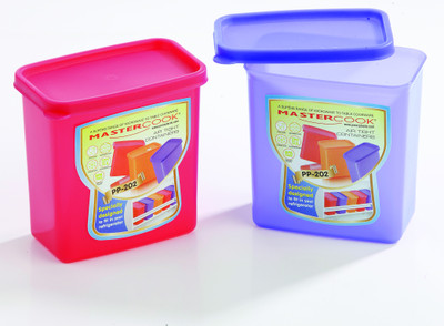 8% OFF on MasterCook Keeper - 500 ml Plastic Food Container Pack of 2, Red, Blue 8% OFF on MasterCook Keeper - 500 ml Plastic Food Container Pack of 2, Red, Blue
