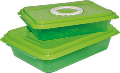 25% OFF on Oliveware - 500 ml, 1200 ml Plastic Food Container Pack of 2, Green 25% OFF on Oliveware - 500 ml, 1200 ml Plastic Food Container Pack of 2, Green