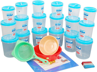 45% OFF on Chetan Multipurpose Kitchen Set - 1 L, 2 L, 3 L Plastic Food Container Pack of 28, Blue 45% OFF on Chetan Multipurpose Kitchen Set - 1 L, 2 L, 3 L Plastic Food Container Pack of 28, Blue