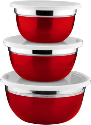 52% OFF on Birde - 3100 ml Stainless Steel Food Container Pack of 3, Red 52% OFF on Birde - 3100 ml Stainless Steel Food Container Pack of 3, Red